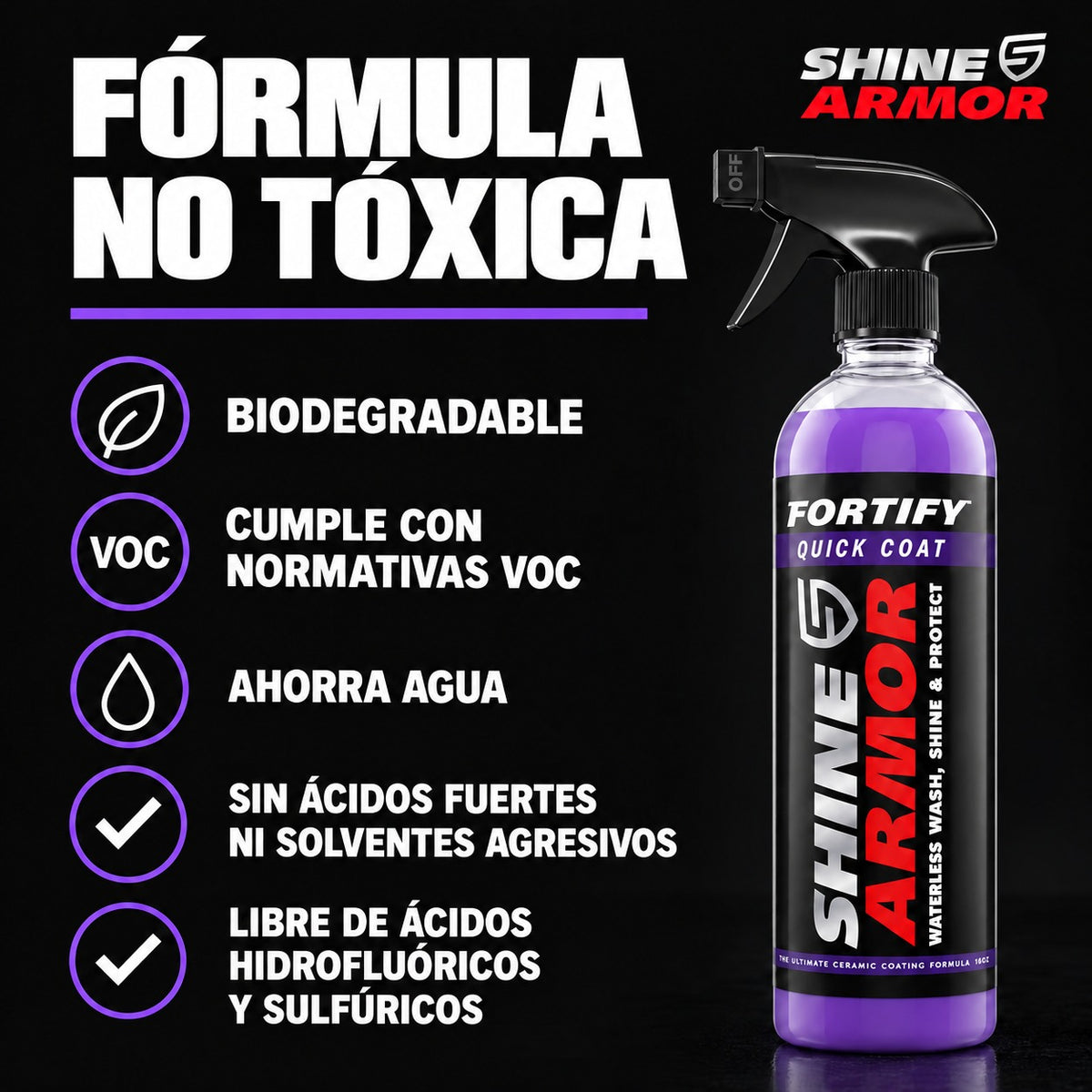 Shine Armor Ceramic Coat – Brillo y Protección Cerámica 3 en 1.