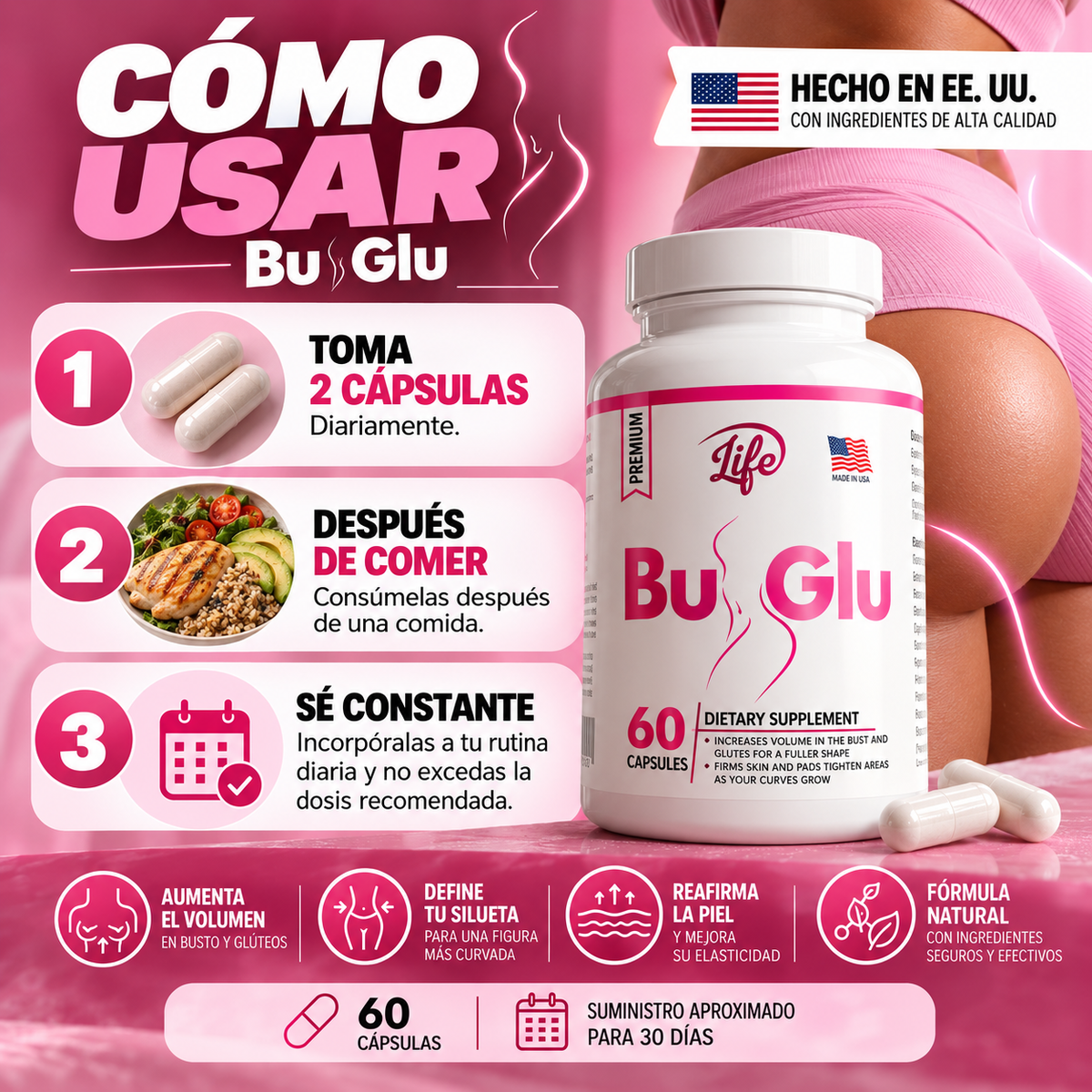 Bu-Glu: Realza tus curvas mientras sigues con tu vida