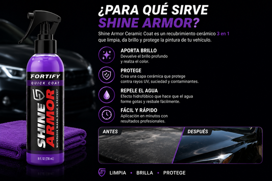 Shine Armor Ceramic Coat – Brillo y Protección Cerámica 3 en 1