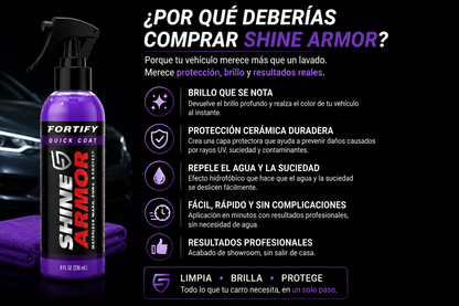 Shine Armor Ceramic Coat – Brillo y Protección Cerámica 3 en 1
